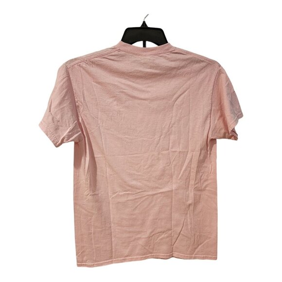 Women's Size Medium"Time Spent With Cats Is Not Wasted" Pink Shirt 100% COTTON - Picture 2 of 5